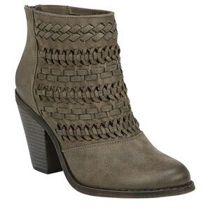 Seven‎ Dials lattice woven Ankle Boots Size 8 B49